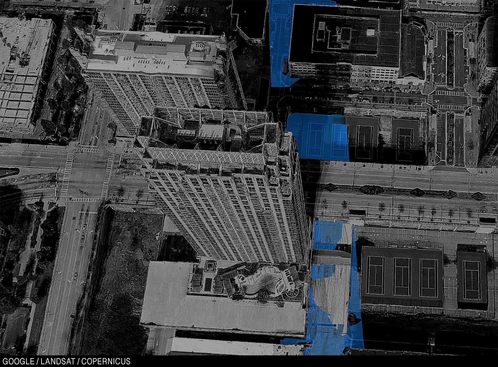 Крупный план дома Ника и Мэнни, расположенного на поле Университета штата Джорджия.