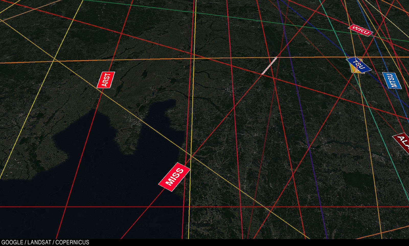 Карта, где видны риски предложения Десять: с юга угрожают Южные Великие озёра.