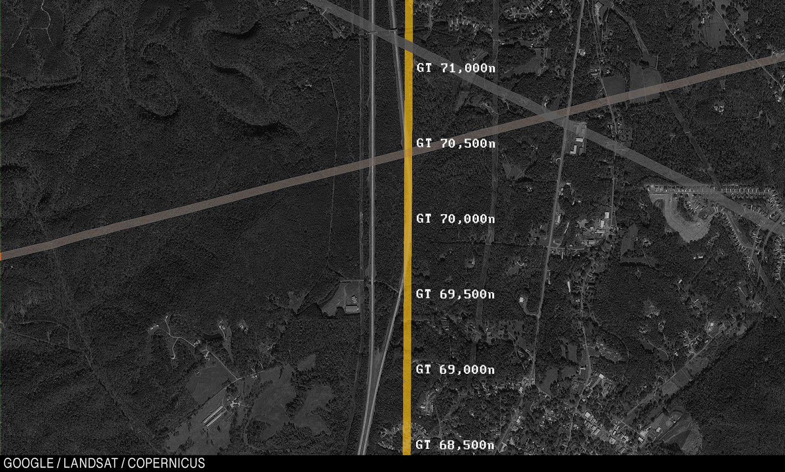 Поле Технологического более крупным планом.