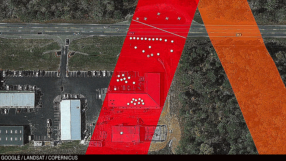 Анимация: два игрока Джорджии при приближении оказываются, э-э, друг на друге.