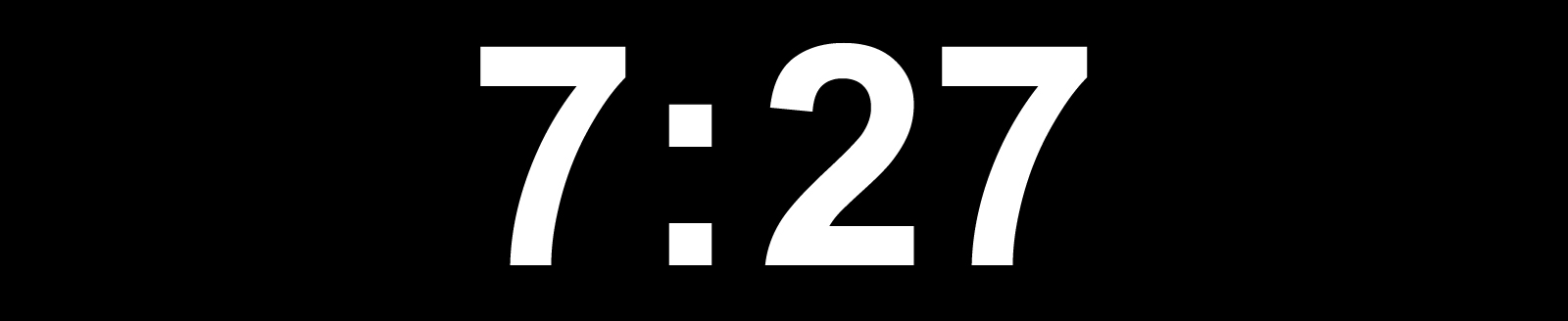 7:27.